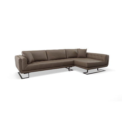 Brava Leather Sofa with Chaise