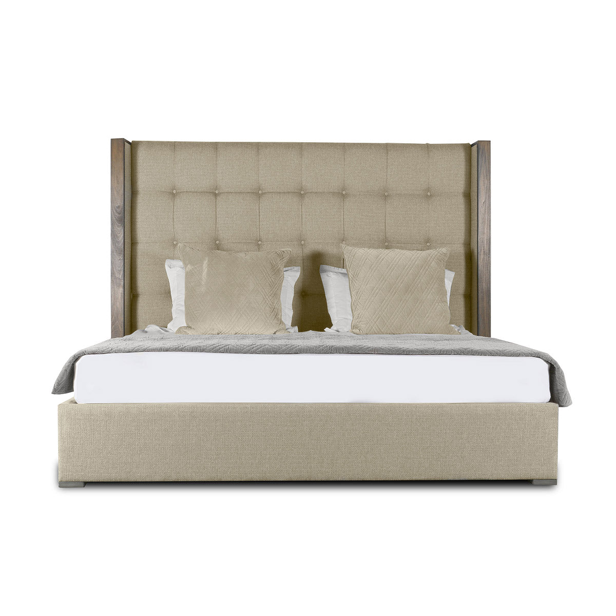Irenne Box Tufting Height Bed