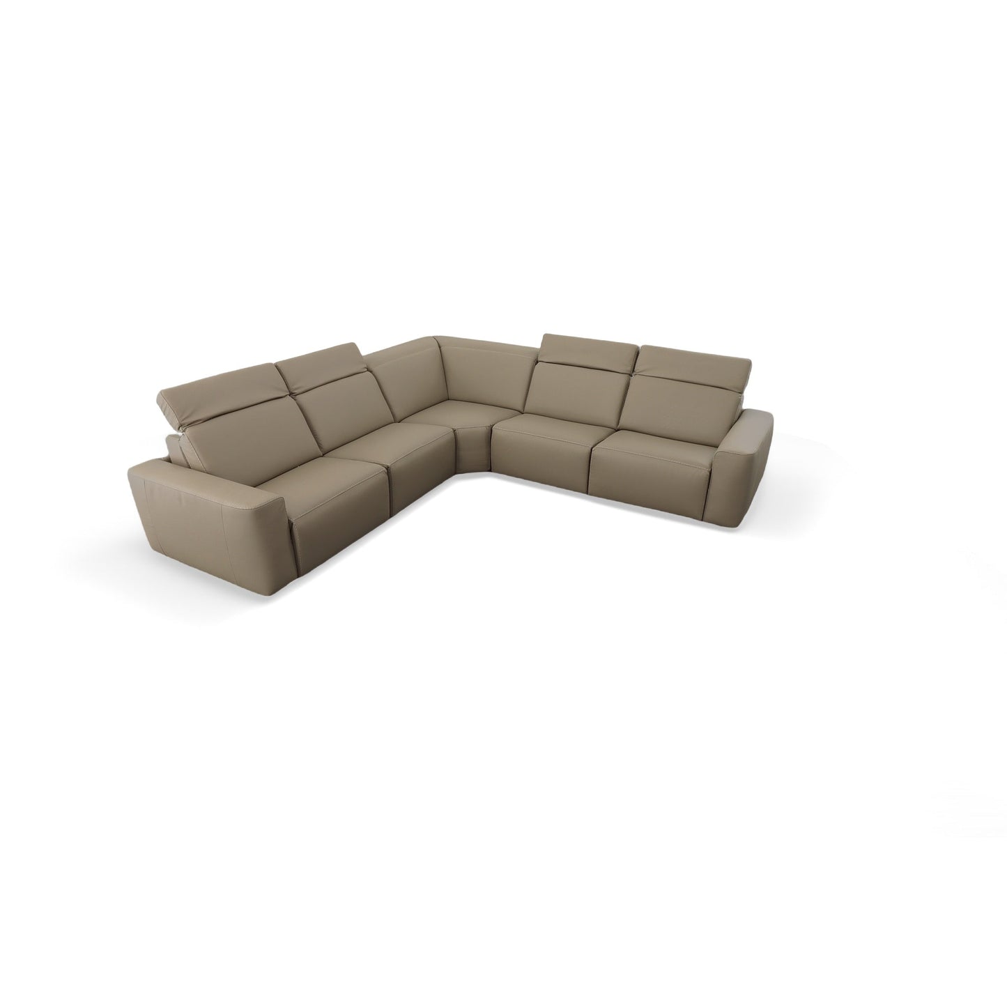 Cliff Leather Motion Sectional 5 Pieces