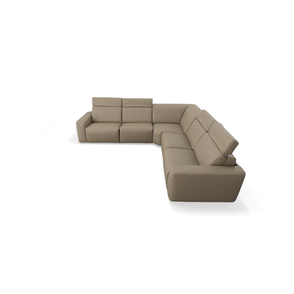 Cliff Leather Motion Sectional 5 Pieces