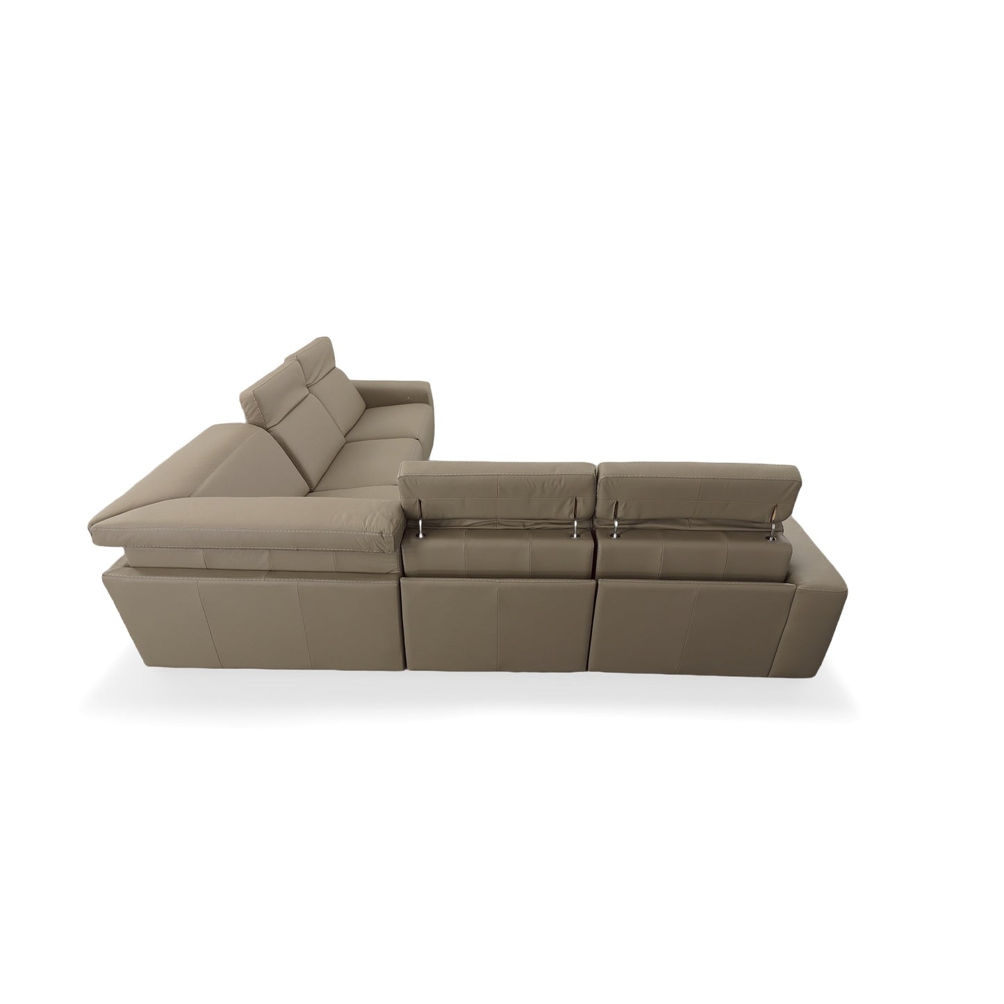 Cliff Leather Motion Sectional 5 Pieces