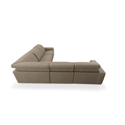 Cliff Leather Motion Sectional 5 Pieces