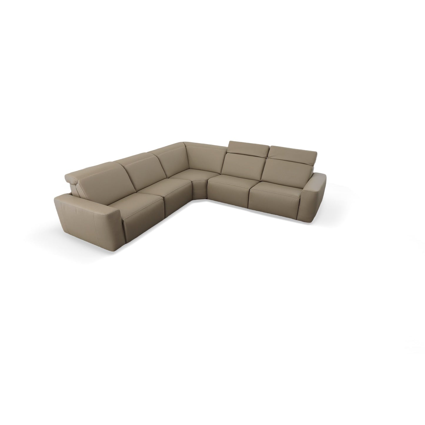 Cliff Leather Motion Sectional 5 Pieces