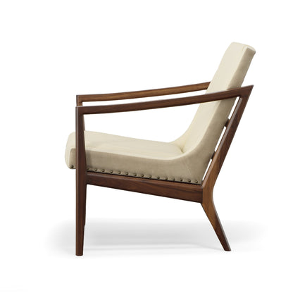 Deco Lounge Leather Chair