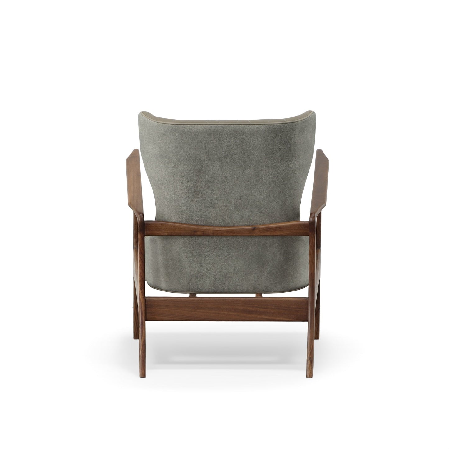 Ind Mid Century Leather Lounge Chair