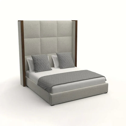 Irenne Square Tufted Height Bed