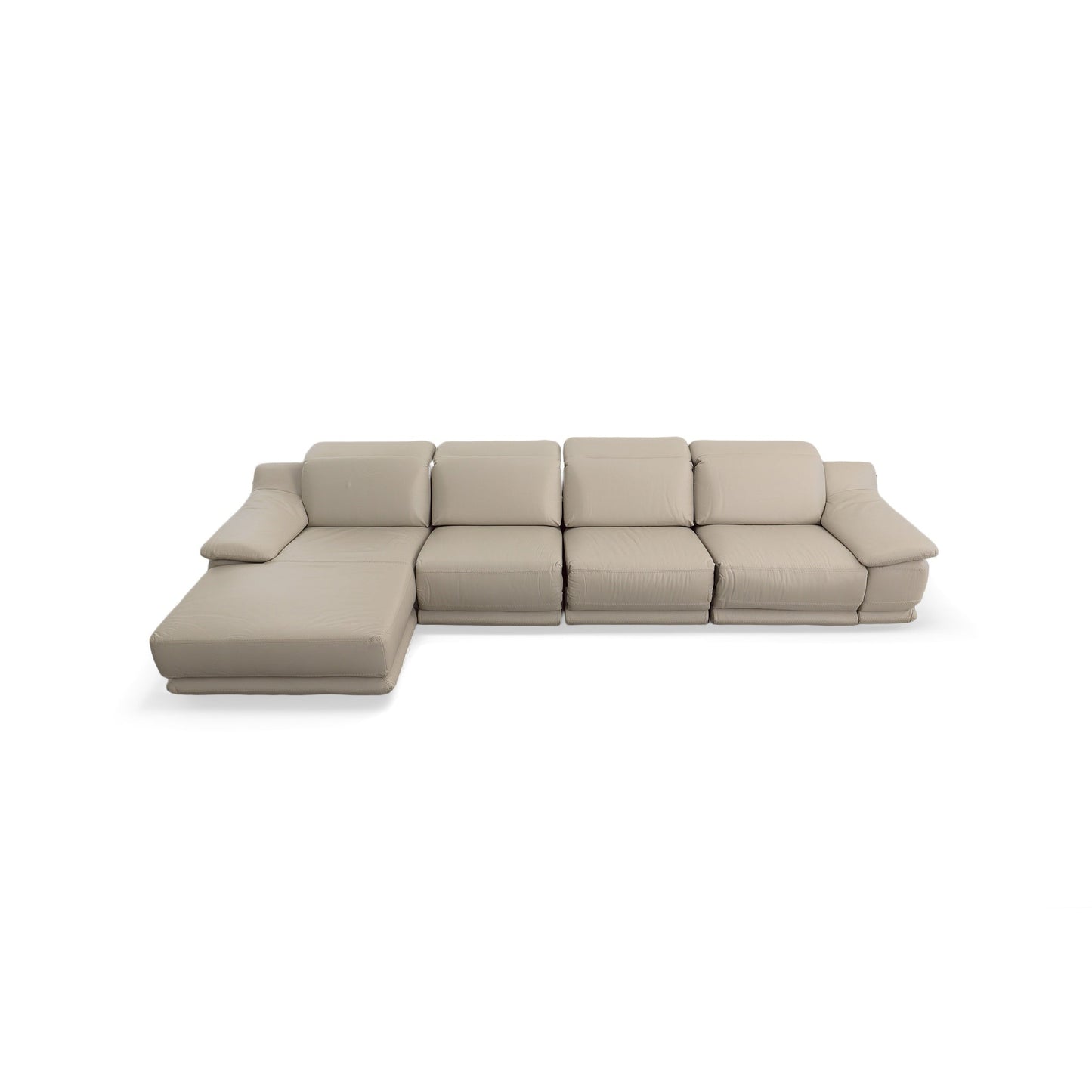 Modena Leather Motion Sectional 4 Pieces