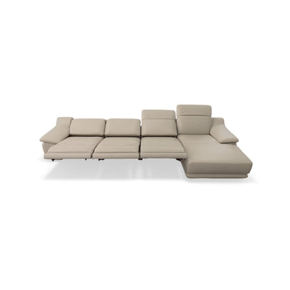 Modena Leather Motion Sectional 4 Pieces