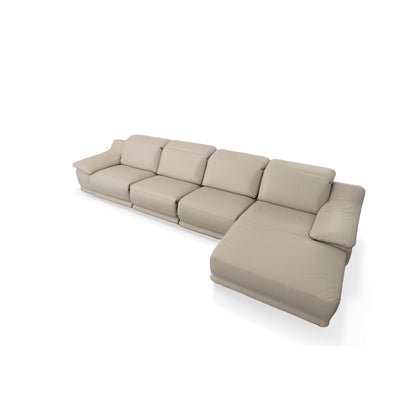 Modena Leather Motion Sectional 4 Pieces