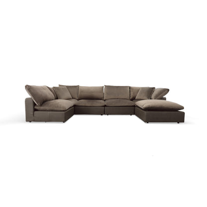 Rocco Leather Sectional 6-Piece