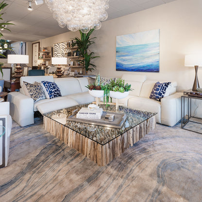 Cliff Leather Motion Sectional 5 Pieces