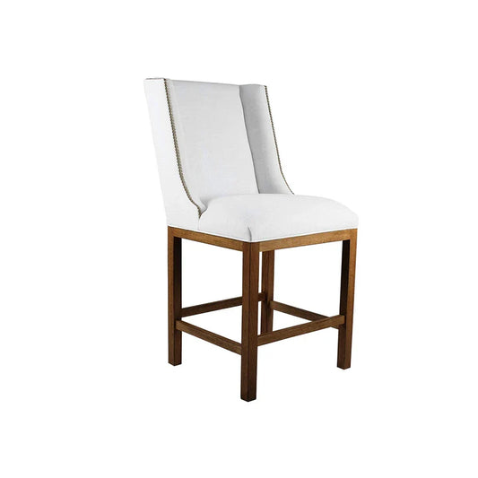 Roman Barstool with Nail Heads