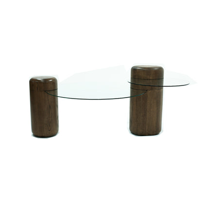 Tiburón Coffee Table with Glass Top